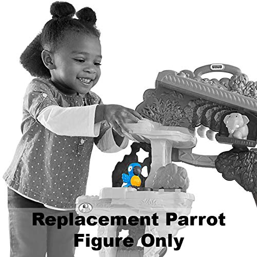 Fisher-Price Little People Share and Care Safari Playset FHF35 Replacement Parts - Includes 1 Parrot Figure | Toy Accessories for Kids' Pretend Play & Safari Animal Adventures