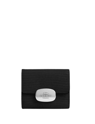 Coach Eliza Small Wallet for Women | Genuine Leather Card Holder | Compact & Stylish for Everyday Use, Travel, and Gifting