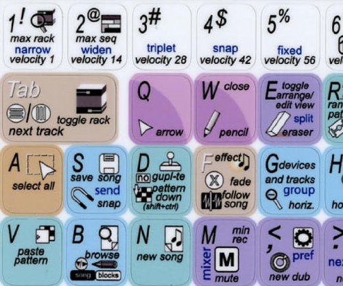 Propellerhead Record & Reason Keyboard Sticker for Music Production