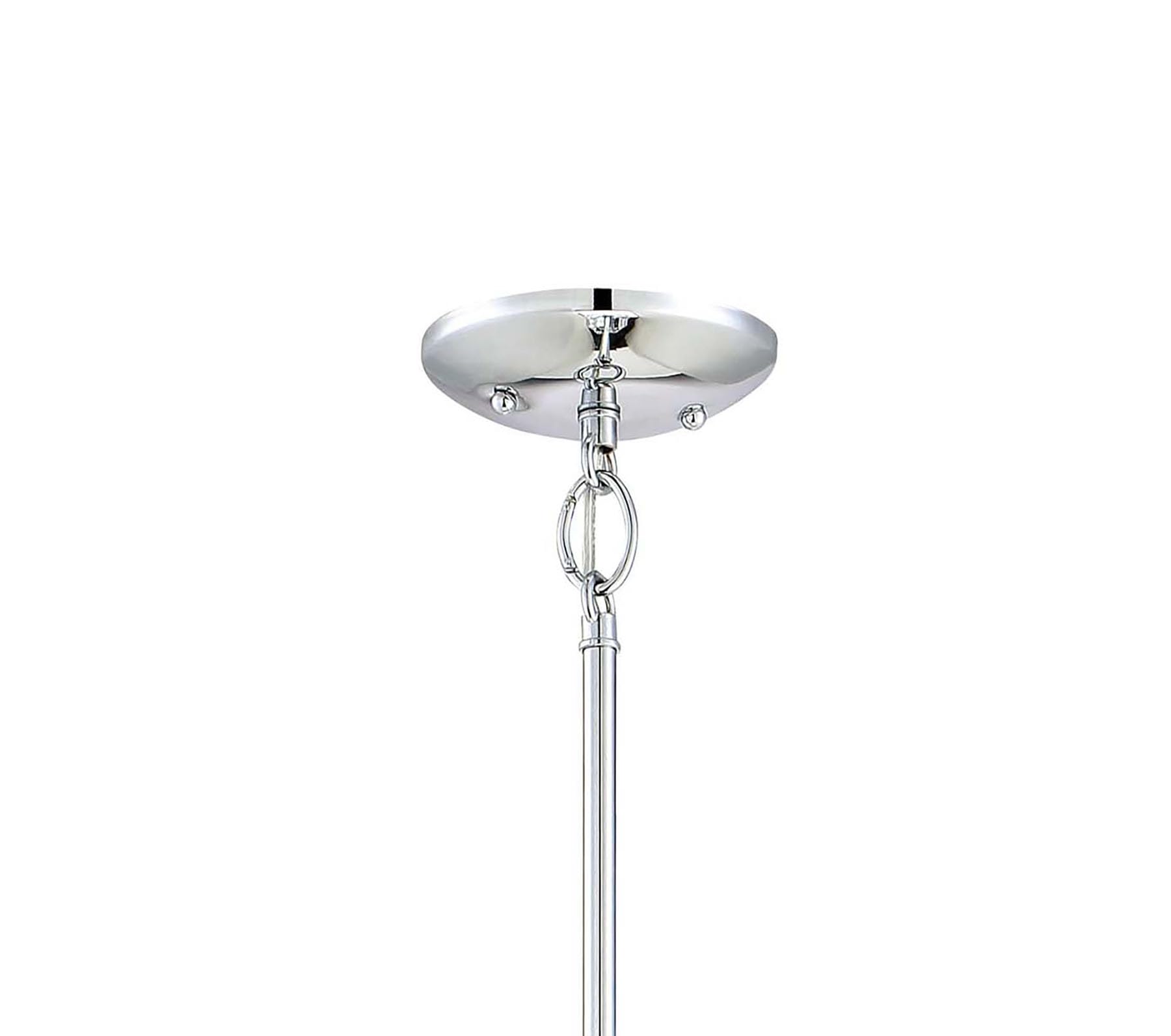 Minka Lavery 3155-77 Isabella's Crown Crystal Mini Pendant Ceiling Light Fixture - 1-Light Chrome Finish, 100W - Perfect for Dining Room, Kitchen Island or Bedroom Lighting