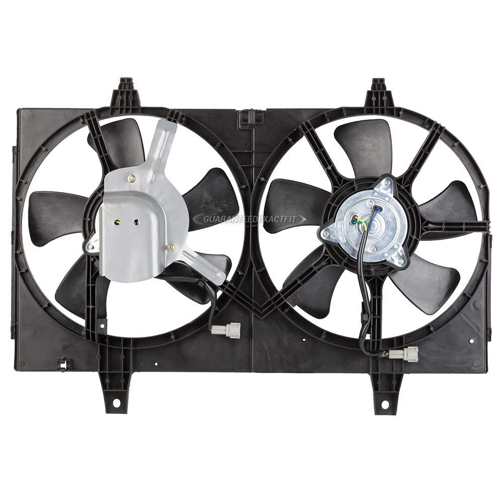 New Condenser & Radiator Cooling Fan Assembly for Infiniti I35 & Nissan Maxima 2002-2006 - OEM Replacement Part 19-20317AN by BuyAutoParts - Perfect for Engine Overheating Prevention & AC System Repair