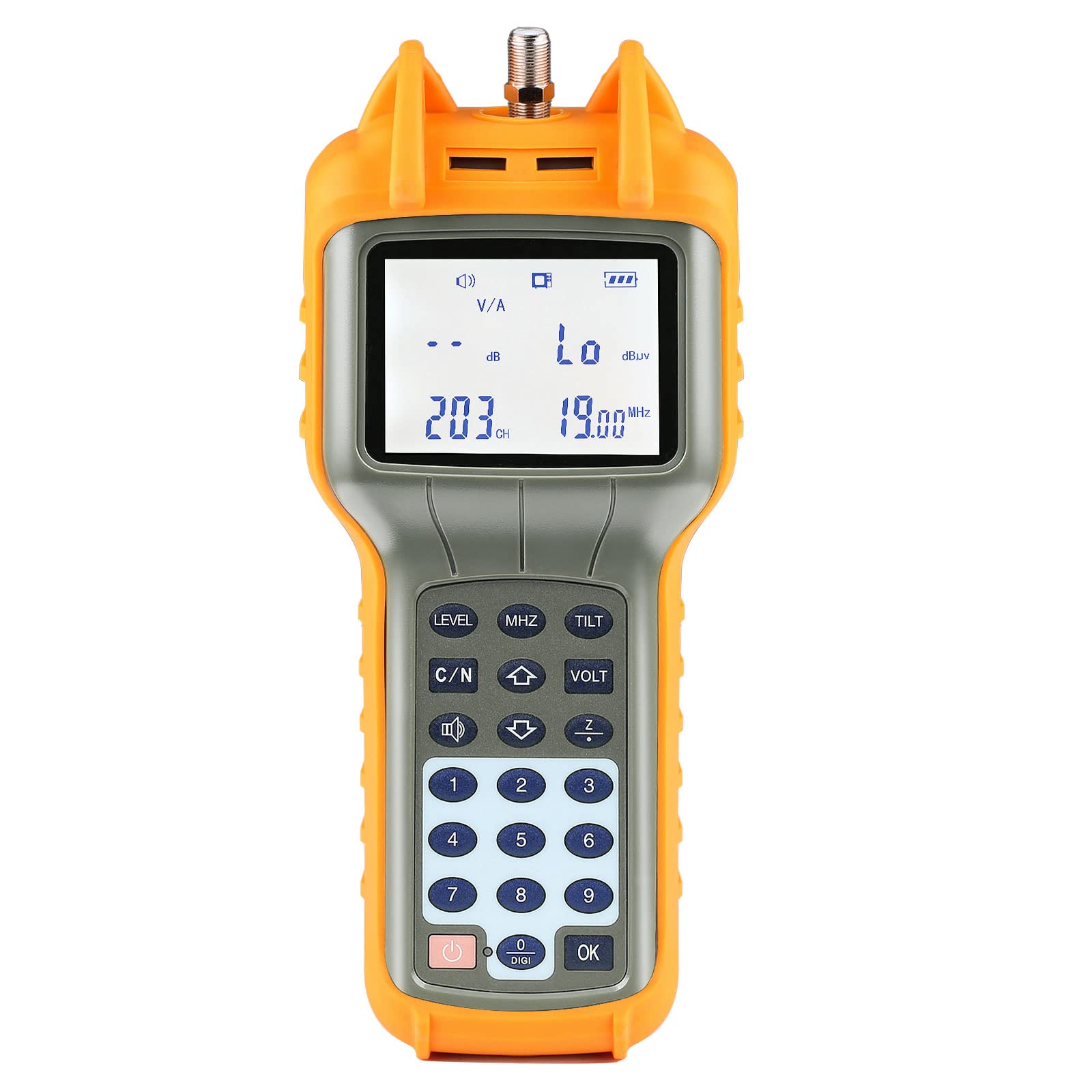 AUGOCOM® CATV Cable Tester - Coaxial Cable Tracer & Continuity Checker with Signal Level Meter (47-870MHz) - Perfect for TV, Internet & Satellite Installation & Maintenance