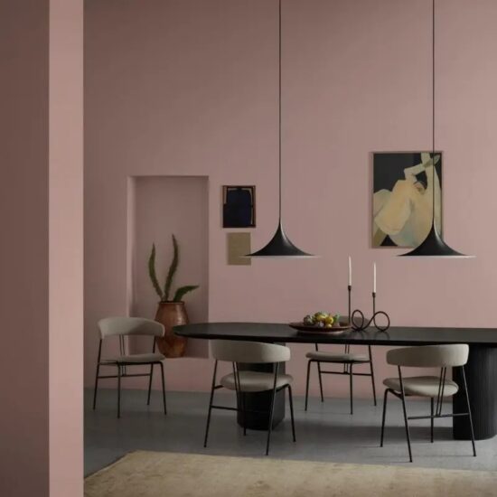 Gusti Modern Sleek Trumpet Pendant Lamp - Elegant Ceiling Light for Living Room, Bedroom & Dining Room Decor