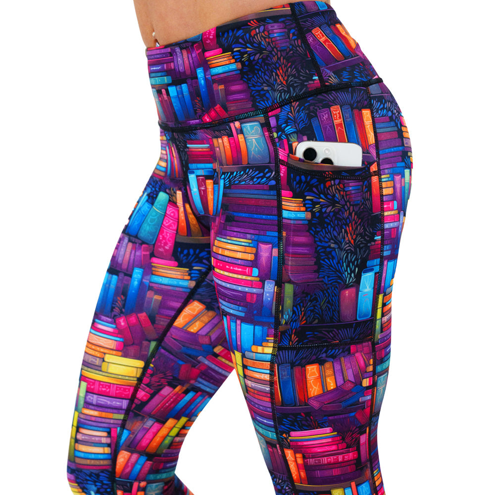 Plot Twist Leggings - High Waist Yoga Pants for Women, Tummy Control Workout Leggings | Perfect for Yoga, Gym, Running & Everyday Wear