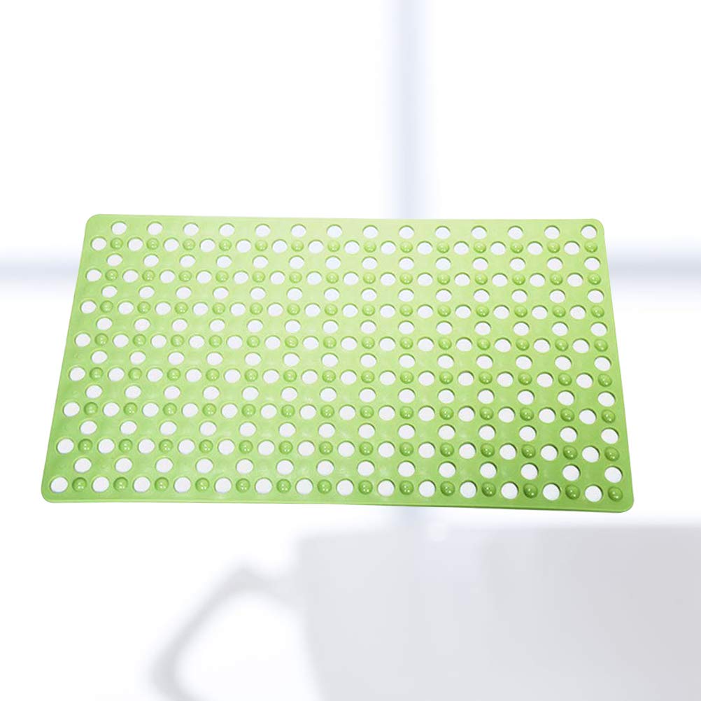 Non-Slip Shower Mat with Drain Holes - Anti-Slip Bathroom Floor Mat with Strong Suction Cups for Bathtub & Shower Stall - Perfect for Bathroom Safety & Comfort