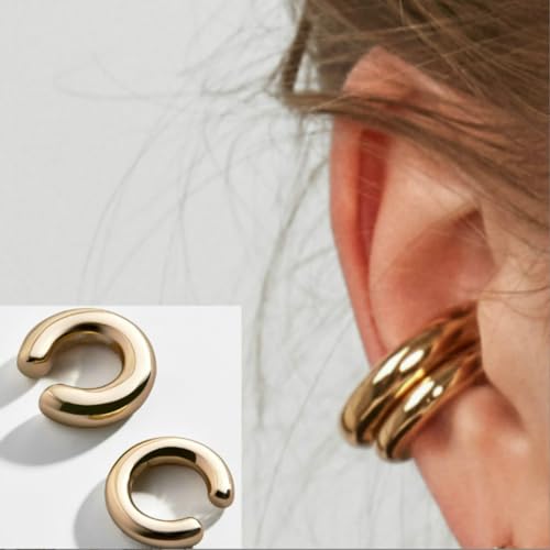 C1:gold ear cuff