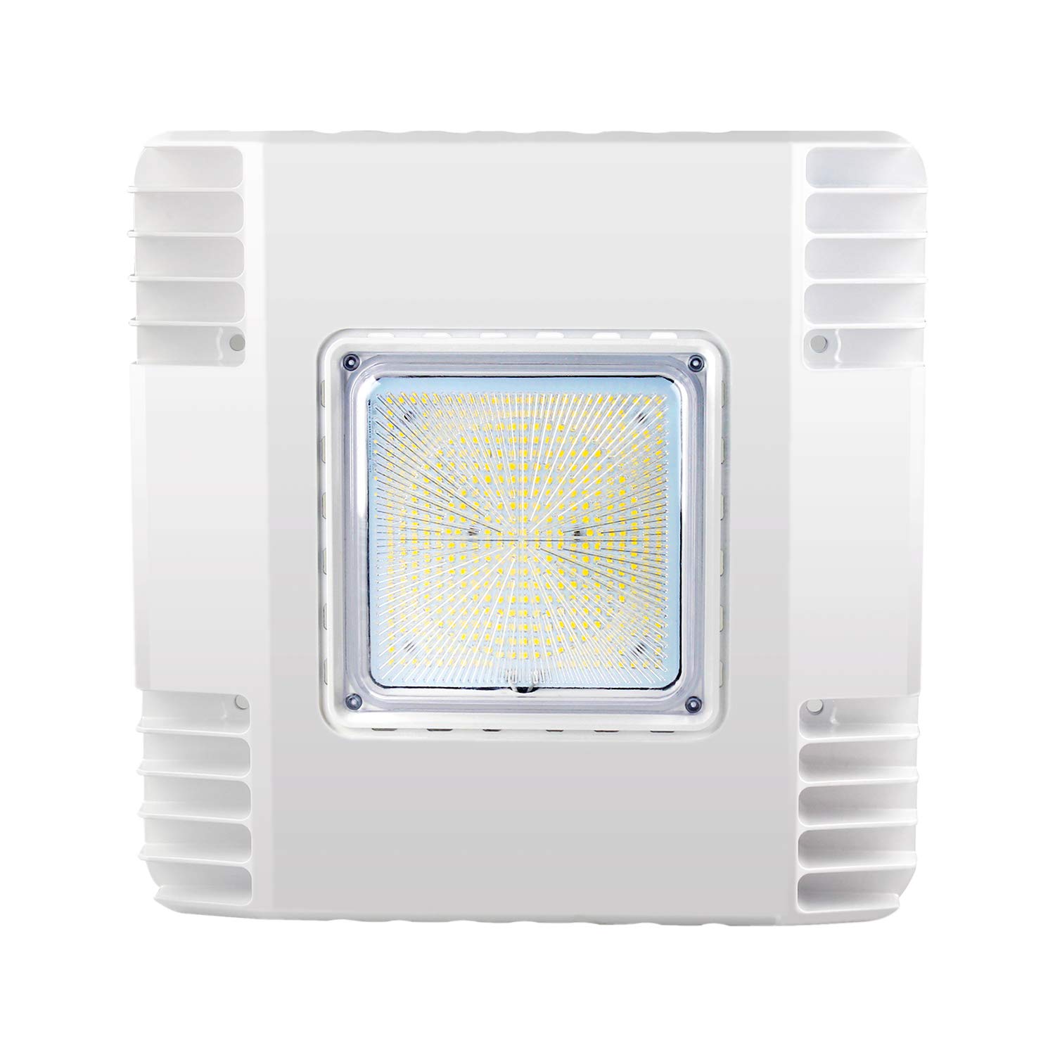 OSTEK 150W LED Gas Station Canopy Light - 5700K Daylight White, IP65 Waterproof, DLC & UL Listed (600W HID Equivalent) - 90-277V Wide Voltage - Perfect for Gas Stations, Car Washes, Parking Lots & Outdoor Commercial Lighting (1 Pack)