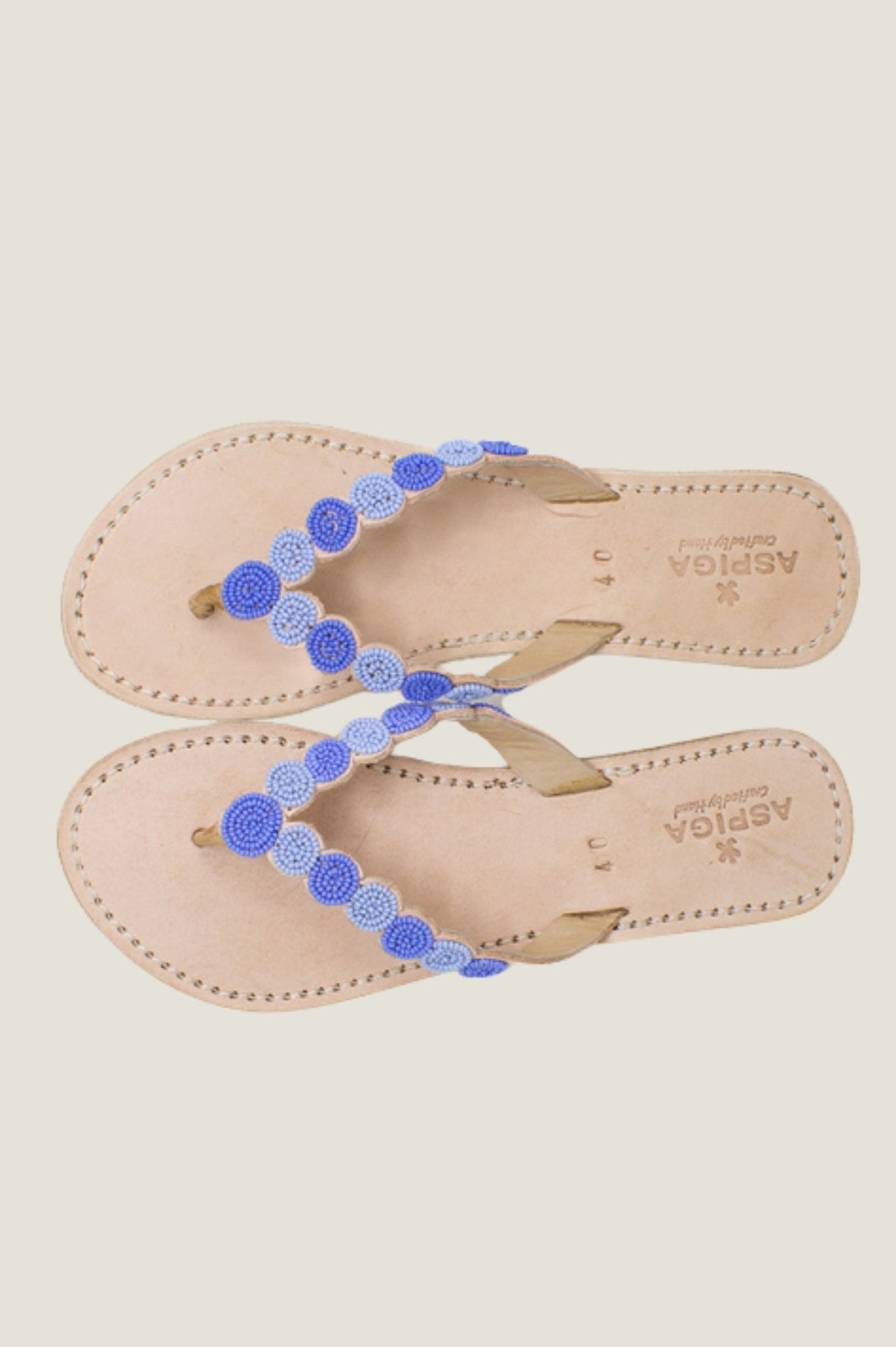 Mini Disc Sandals for Women - Light Blue & Blue Comfortable Flip Flops - Perfect for Beach, Pool, and Summer Vacations