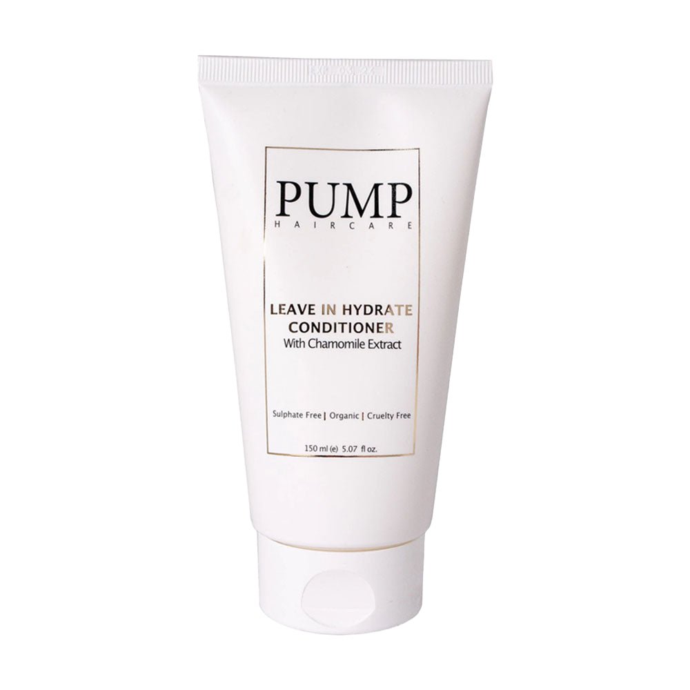 Pump Haircare Leave-In Hydrate Conditioner 150ml - Deep Moisturizing Treatment for Dry, Damaged Hair - Perfect for Daily Use & Post-Wash Care