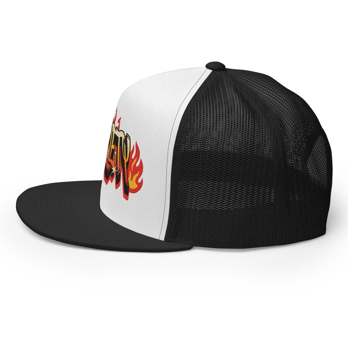 Inferno Sobriety Trucker Cap - Adjustable Snapback Hat for Men & Women - Stylish Baseball Cap for Outdoor Activities, Sports & Casual Wear