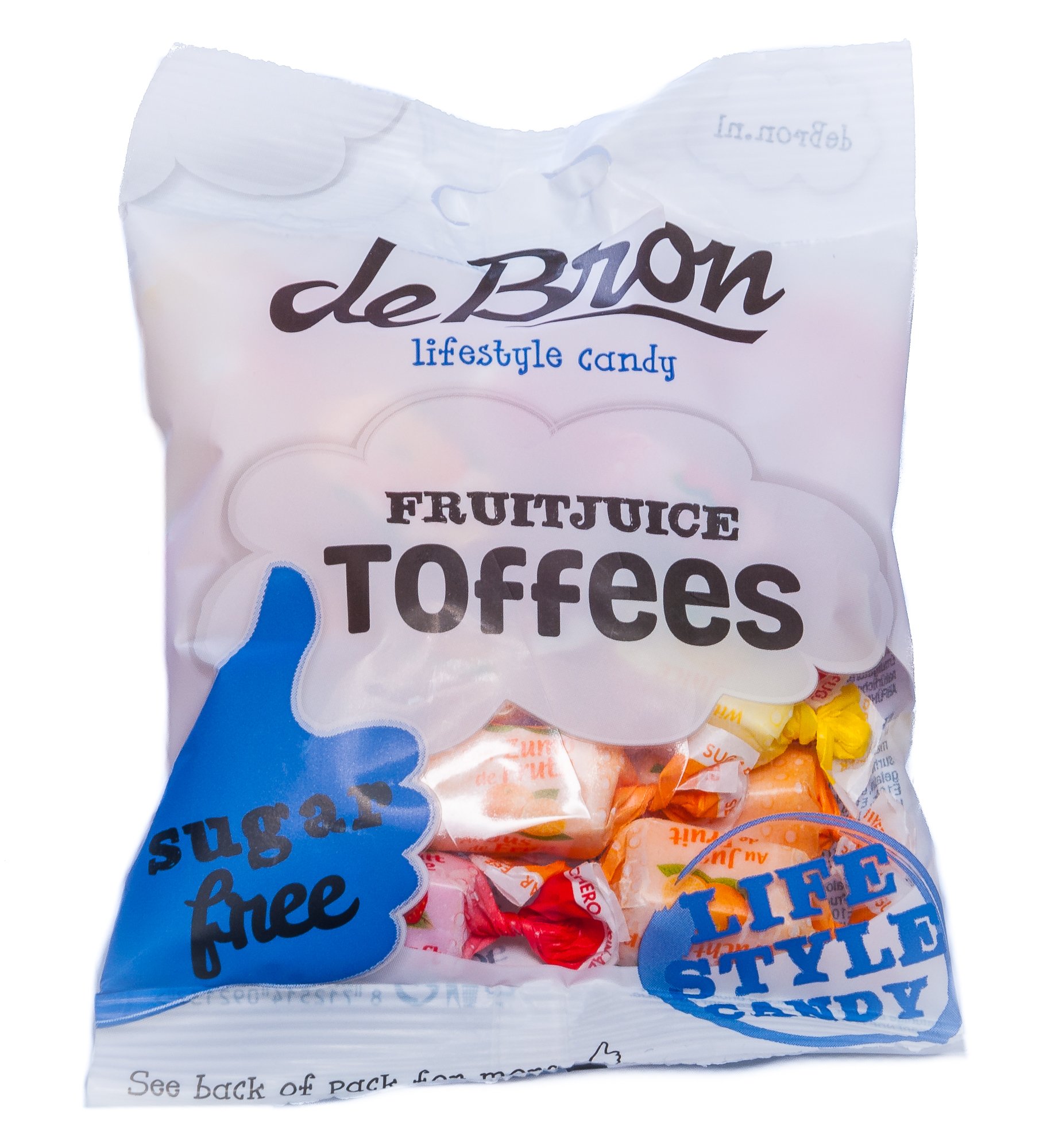 Sugar Free Fruit & Juice Toffee Candy - Healthy Snack for Kids & Adults - Perfect for Parties, Gifts & On-the-Go Treats