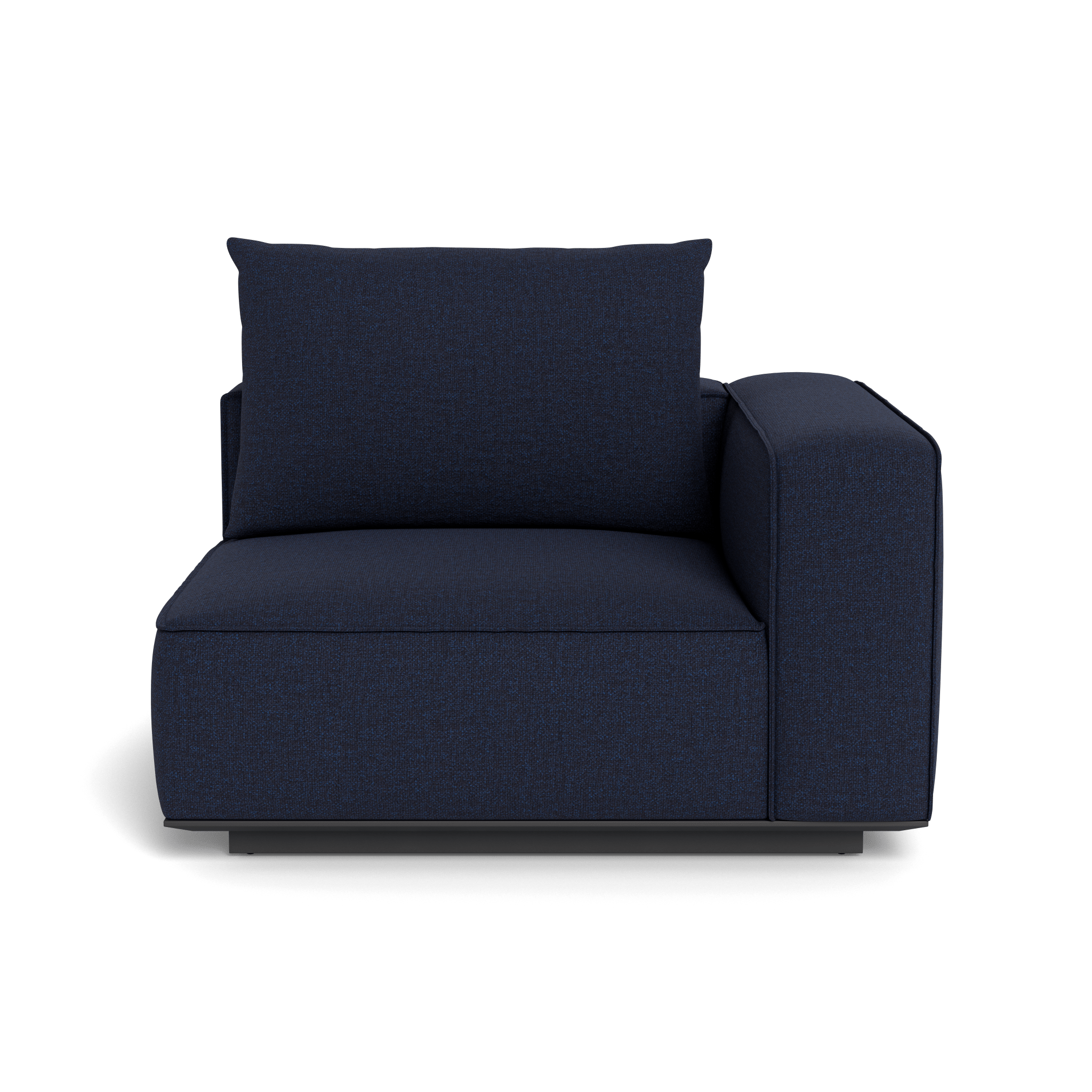Santorini Outdoor Corner Right Sectional Sofa Set - Modern Patio Furniture for Garden, Backyard, and Poolside Relaxation