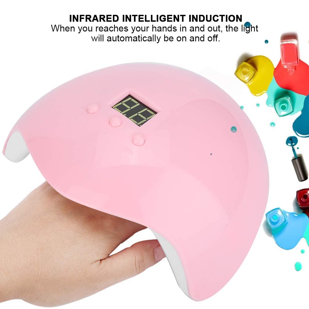 UBERSWEET® Professional LED Nail Polish Dryer - Fast UV/LED Gel Nail Curing Lamp for Home & Salon Use | Portable Manicure Machine with USB Cable | Perfect for DIY Nails, Gel Polish, Acrylics & Pedicures