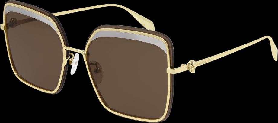 Alexander McQueen AM0222SK Sunglasses - Luxury Designer Shades for Women & Men | Perfect for Fashion, Travel & Outdoor Activities