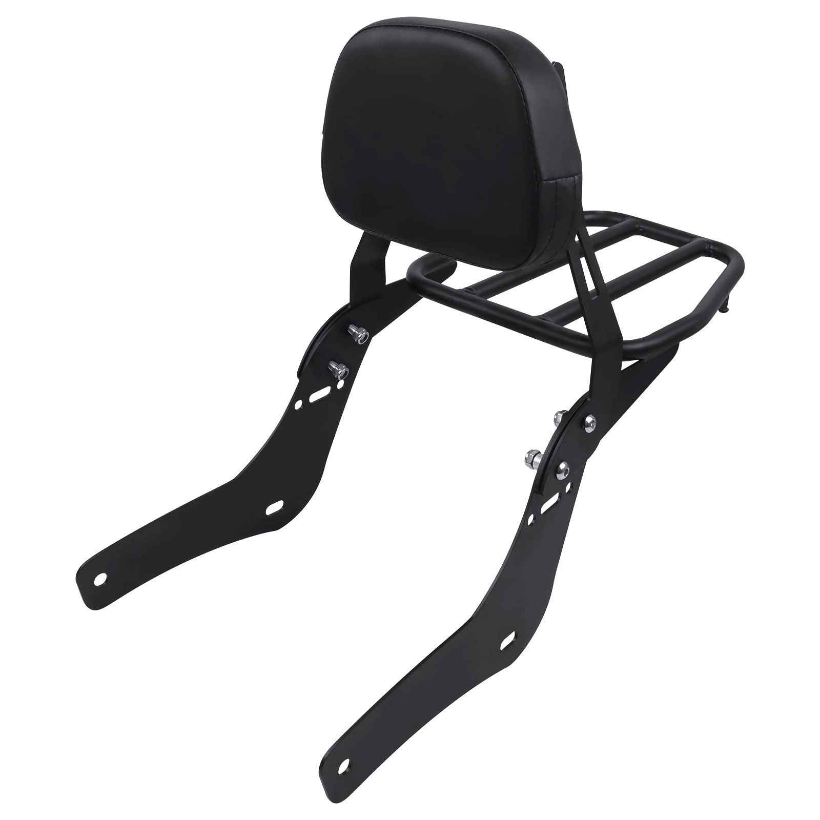 Detachable Sissy Bar Rear Seat Backrest with Pad for Honda Rebel CMX1100 CMX1100 2021-2023 - Motorcycle Passenger Backrest & Luggage Rack - Perfect for Long Rides & Touring Comfort