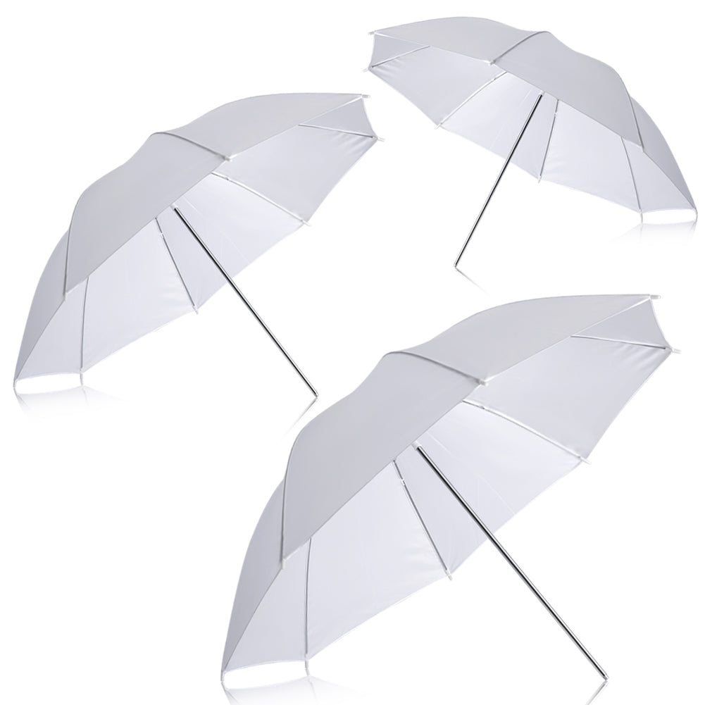 NEEWER 33/83cm Translucent White Photography Umbrella - Professional Studio Lighting Diffuser for Portrait, Product & Outdoor Photo Shoots