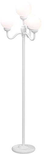 202W European Style Outdoor Street Lamp - Elegant White Garden Lighting for Pathways, Driveways, and Patios