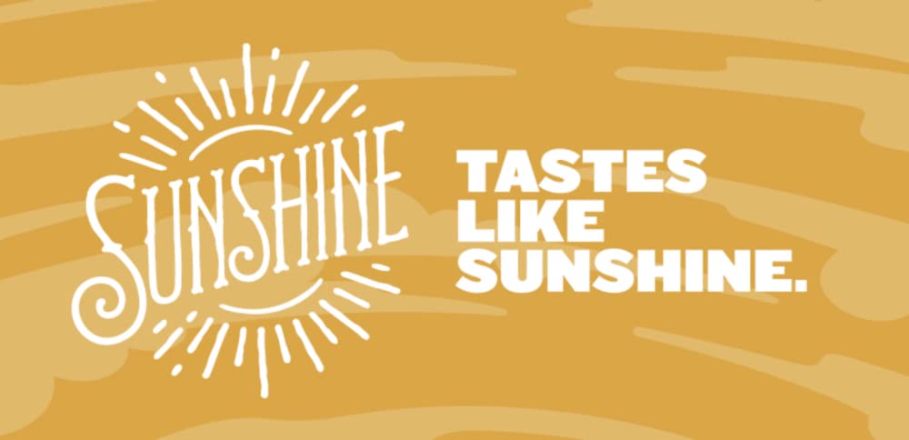 Sunshine Beverages Sparkling Energy Drink - Ginger Berry Flavor | Caffeinated Vitamin Water with Low Calories | Healthy Coffee Alternative for Workouts & Focus | 12 Fl Oz (6x4 Pack) | Perfect for Gym, Office & Study Sessions