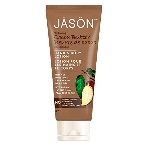 Jason Hand & Body Lotion with Cocoa Butter - 8 Oz Moisturizing Cream for Dry Skin - Hydrating & Softening Lotion for Daily Use at Home, Office, or Travel