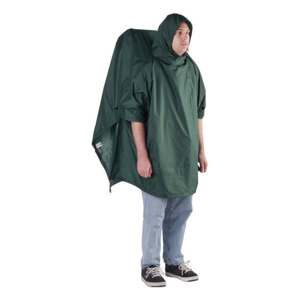 Waterproof Backpacker Poncho for Hiking & Camping - Lightweight Rain Gear for Outdoor Adventures