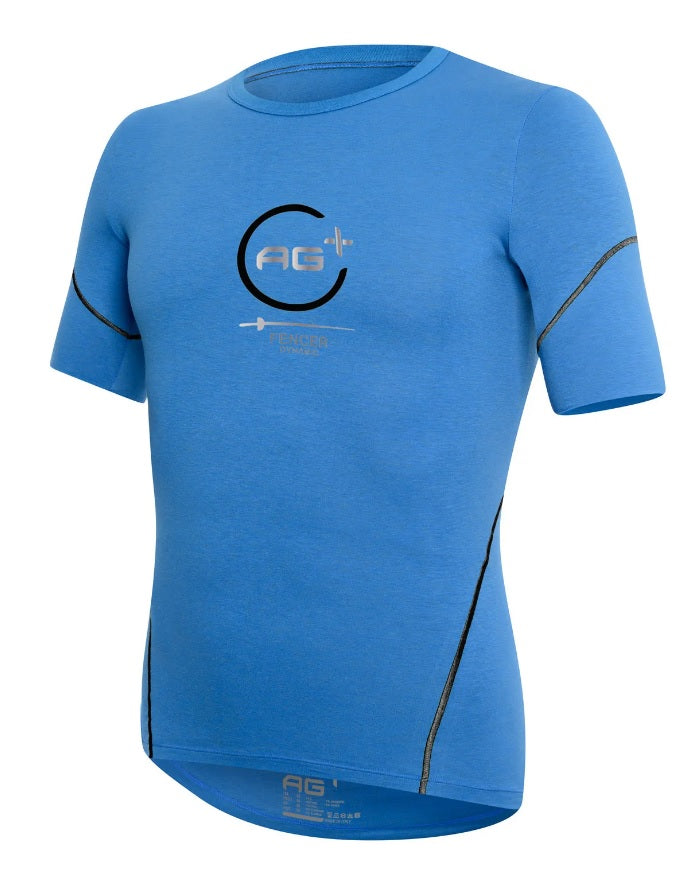 AG+ Compression Fencing Half Sleeve Shirt - Breathable Performance Top for Fencers & Athletes - Ideal for Training, Competitions & Active Sports
