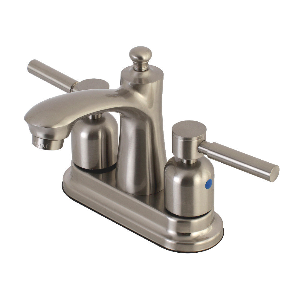 Kingston Brass FB7625DL 4-Inch Centerset Bathroom Faucet - Chrome Finish, Single Handle, Water-Saving Design for Sink Vanity and Powder Room Installation