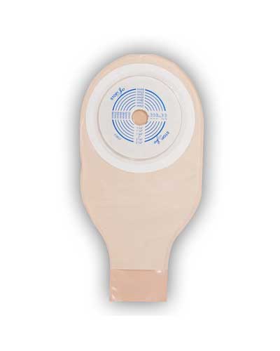 Convatec ActiveLife 1 Piece Drainable Opaque Ostomy Pouch with Flat Stomahesive Skin Barrier, 38mm (1.5 Inch) - 25.4cm (10 Inch) Length - 20 Count Box - Ideal for Daily Use and Active Lifestyle