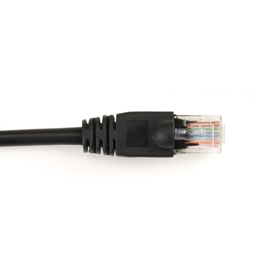 Premium Cat6 Ethernet Patch Cables - 10 Pack Black Network Cables for High-Speed Internet, Gaming, and Office Networking - 550MHz, 1Gbps, RJ45 Connectors - Ideal for Home Office, Server Rooms, and Data Centers