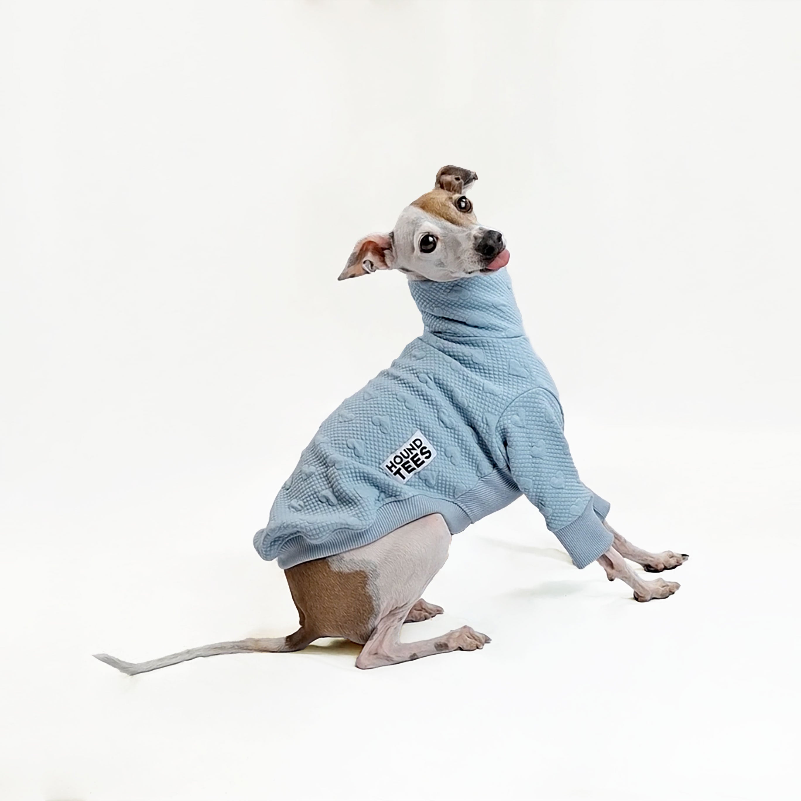 Italian Greyhound Quilted Sweater for Dogs - Soft & Stylish Winter Coat for Small Breeds - Perfect for Outdoor Walks & Cold Weather Fashion
