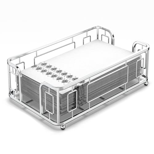 G - Silver Guest Towel Holder Tray