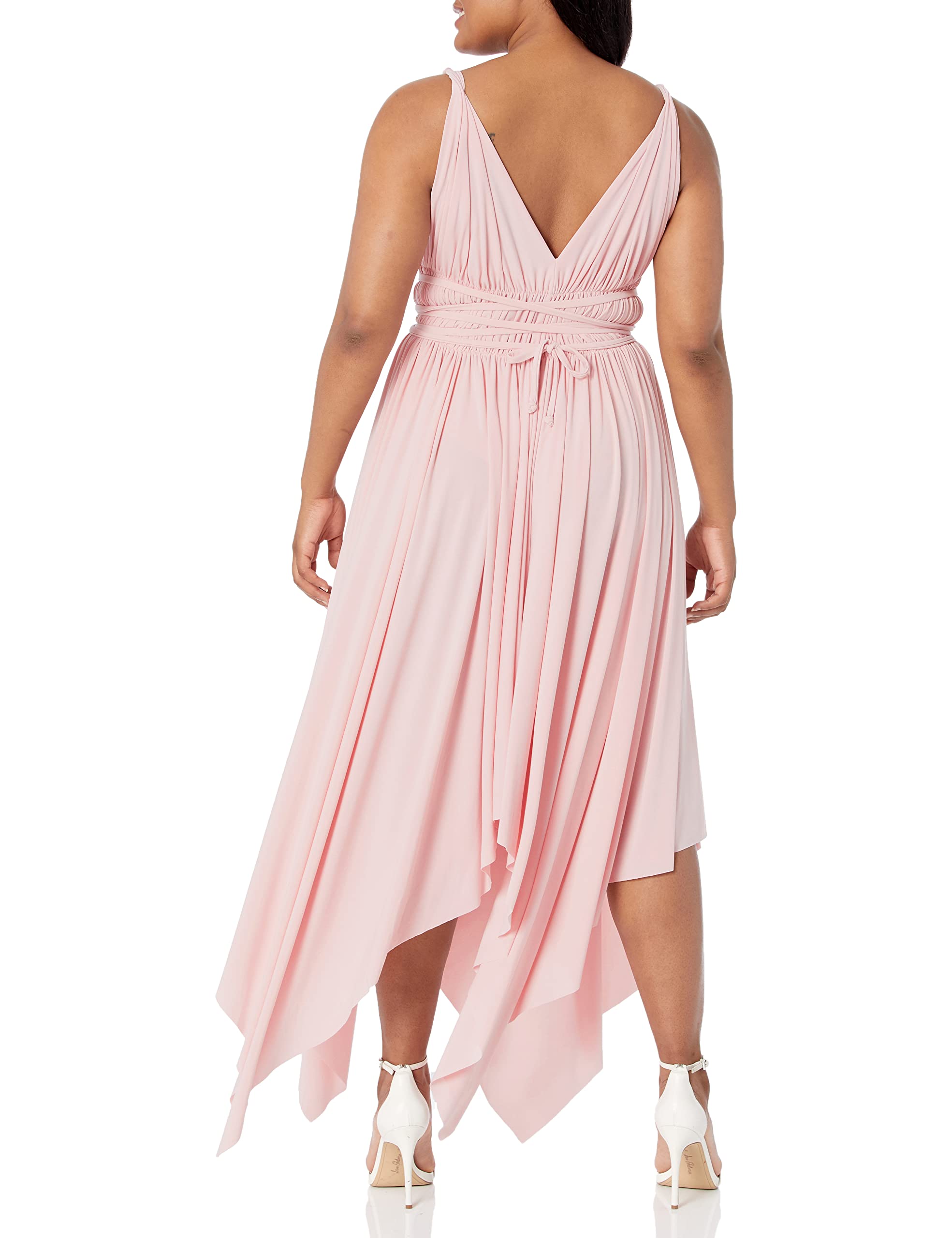 Norma Kamali Women's Goddess Dress - Elegant Flowy Maxi Dress for Weddings, Parties & Special Occasions | Perfect for Beach Vacations & Summer Evenings