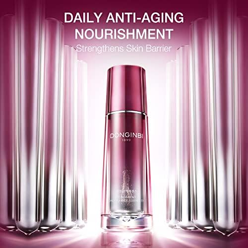 Donginbi Red Ginseng Daily Defense Essence - Anti-Aging & Antioxidant Facial Serum with Korean Red Ginseng Extract, 2.03 fl oz / 60ml - Hydrating & Brightening Skincare for Day & Night Routine