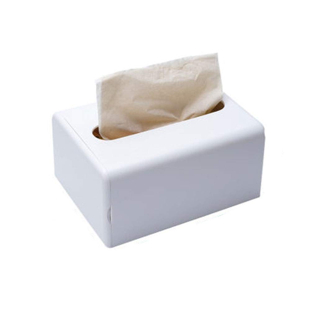 Portable Self-Adhesive Wall-Mounted Tissue Box Holder - Space Saving Home Organizer for Bathroom, Kitchen & Office (Color: Black) - Perfect for Small Spaces & Clutter-Free Organization