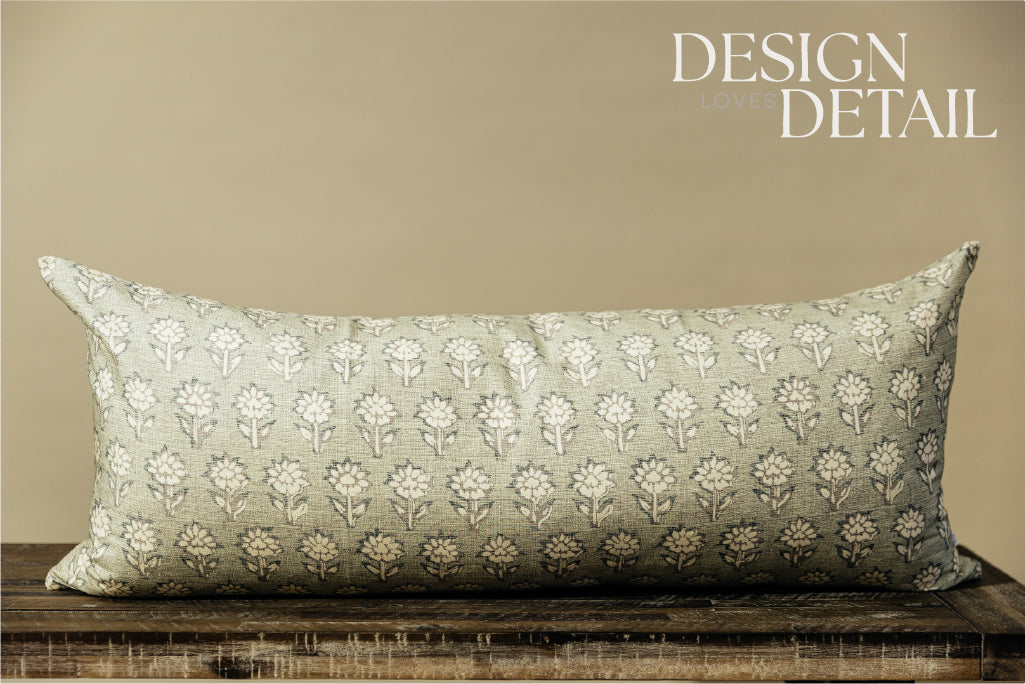 Luxury Mollie XL Lumbar Pillow Cover - Soft Decorative Cushion Case for Sofa, Bed & Home Decor - Perfect for Living Room, Bedroom & Office