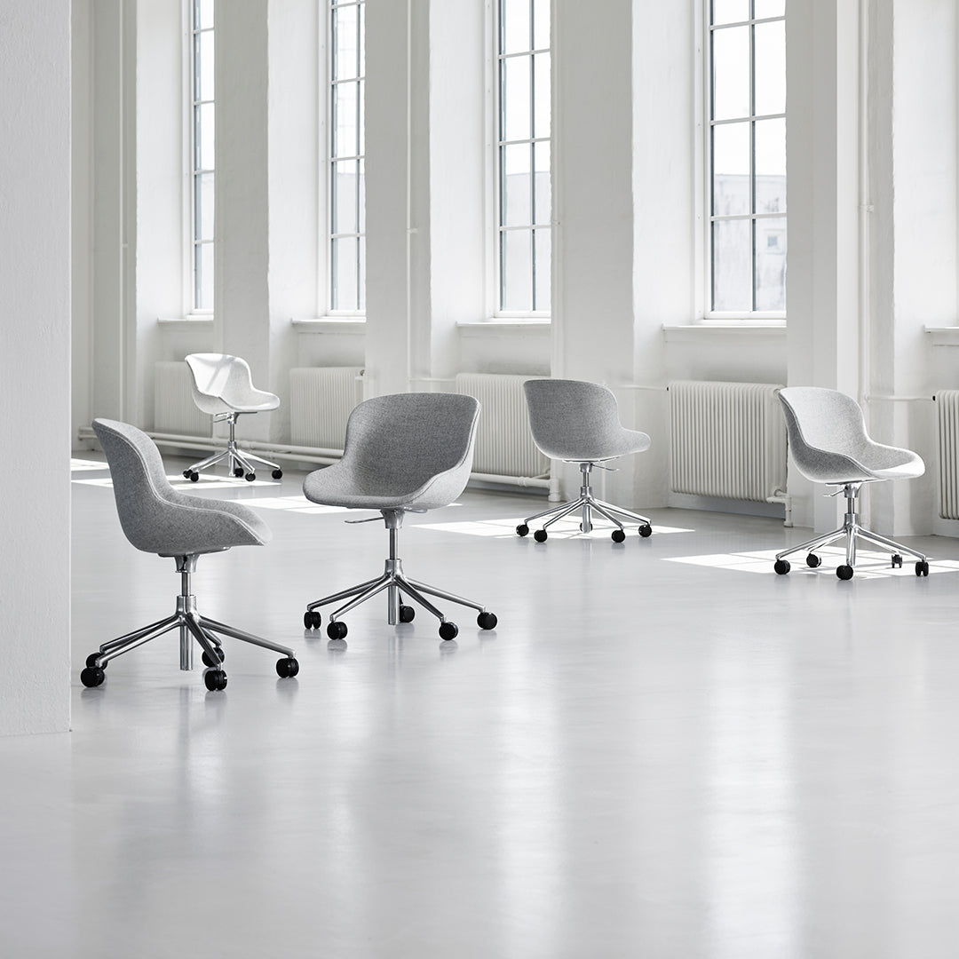 Ergonomic Office Chair with 5-Star Base & Gas Lift - Adjustable Upholstered Desk Chair for Home Office, Gaming & Workspace Comfort