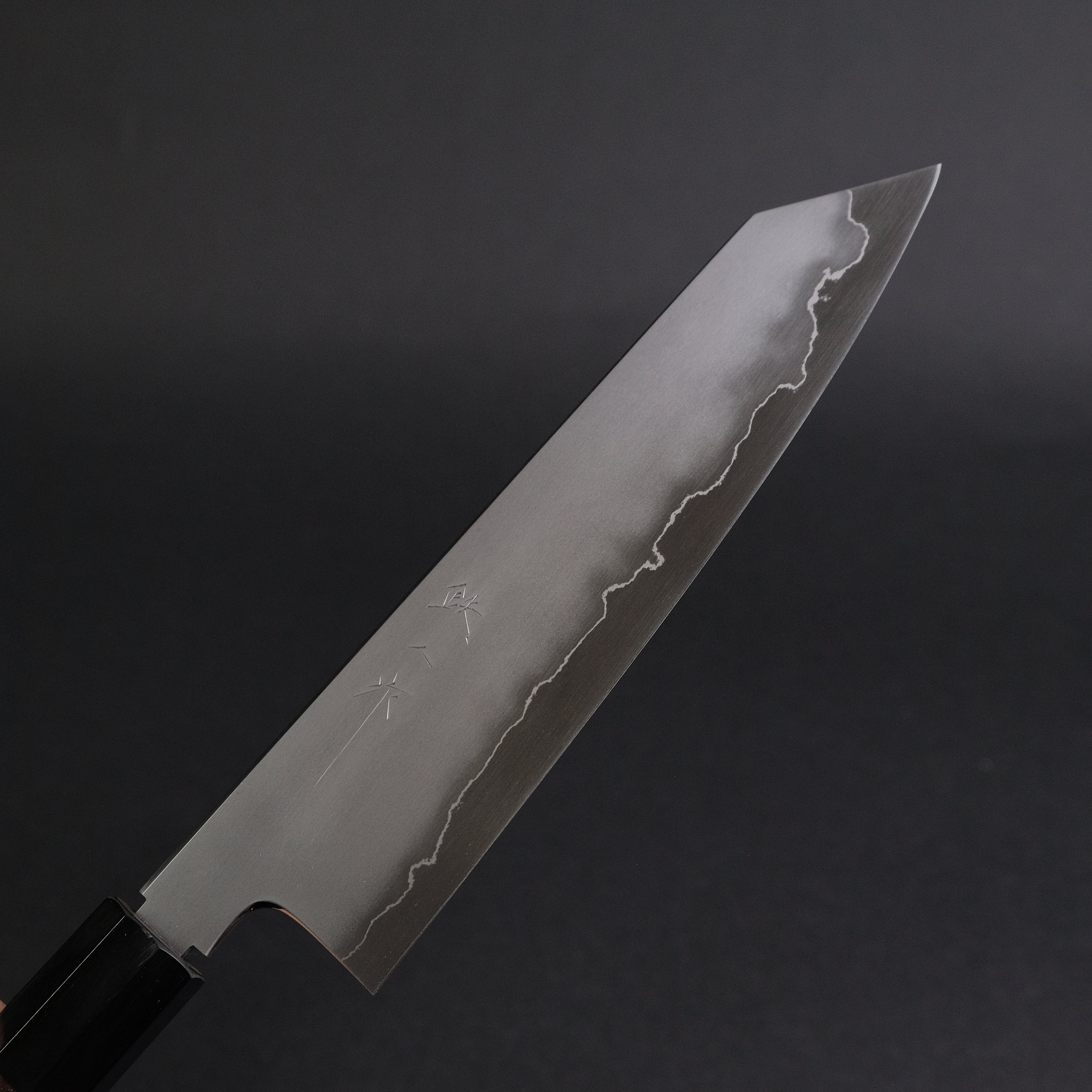 Premium Tetsujin Silver #3 Kasumi Kiritsuke Gyuto 210mm Japanese Chef Knife with Taihei Makassar Ebony Handle - Perfect for Sushi, Sashimi & Precision Cutting