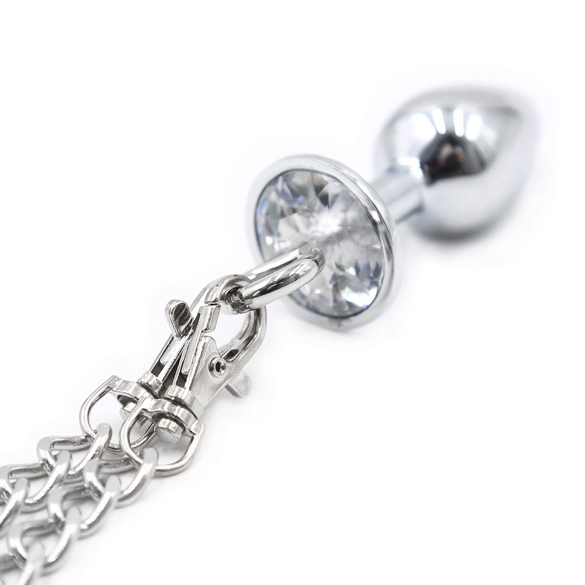 Stainless Steel Anal Plug with Trainer Kit - SM Bed Restraints, Handcuffs & Blindfold Set for Couples | BDSM Fetish Toys for Beginners & Advanced Play | Perfect for Roleplay, Bondage & Sensory Exploration