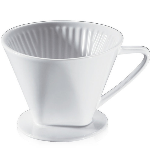 Premium Ceramic Coffee Filter - Reusable & Eco-Friendly Pour Over Coffee Dripper for Home, Office & Camping Use