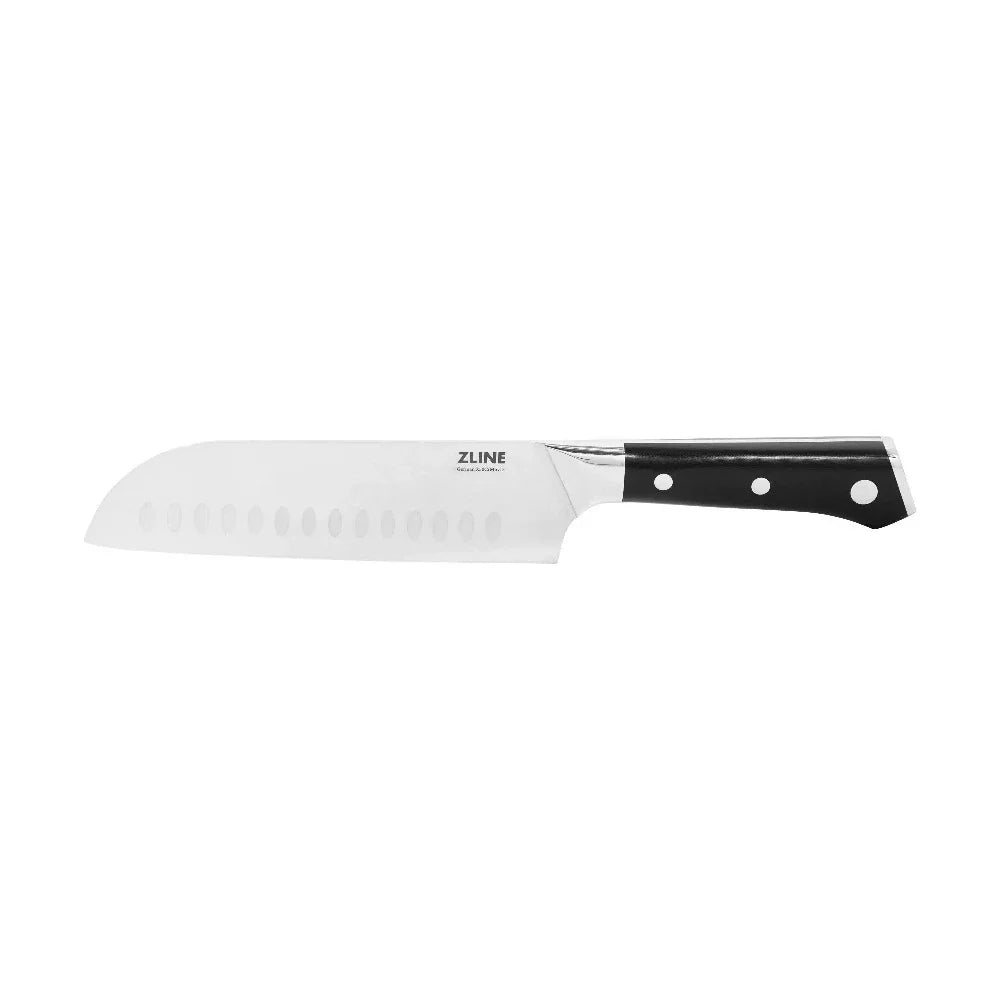 Zline 15-Piece Professional German Steel Kitchen Knife Block Set - High-Quality Chef Knives, Utility Knives & Steak Knives for Home & Restaurant Use (KSETT GS 15) | Perfect for Cooking, Slicing, Dicing & Food Prep in Professional Kitchens & Home Culinary Enthusiasts