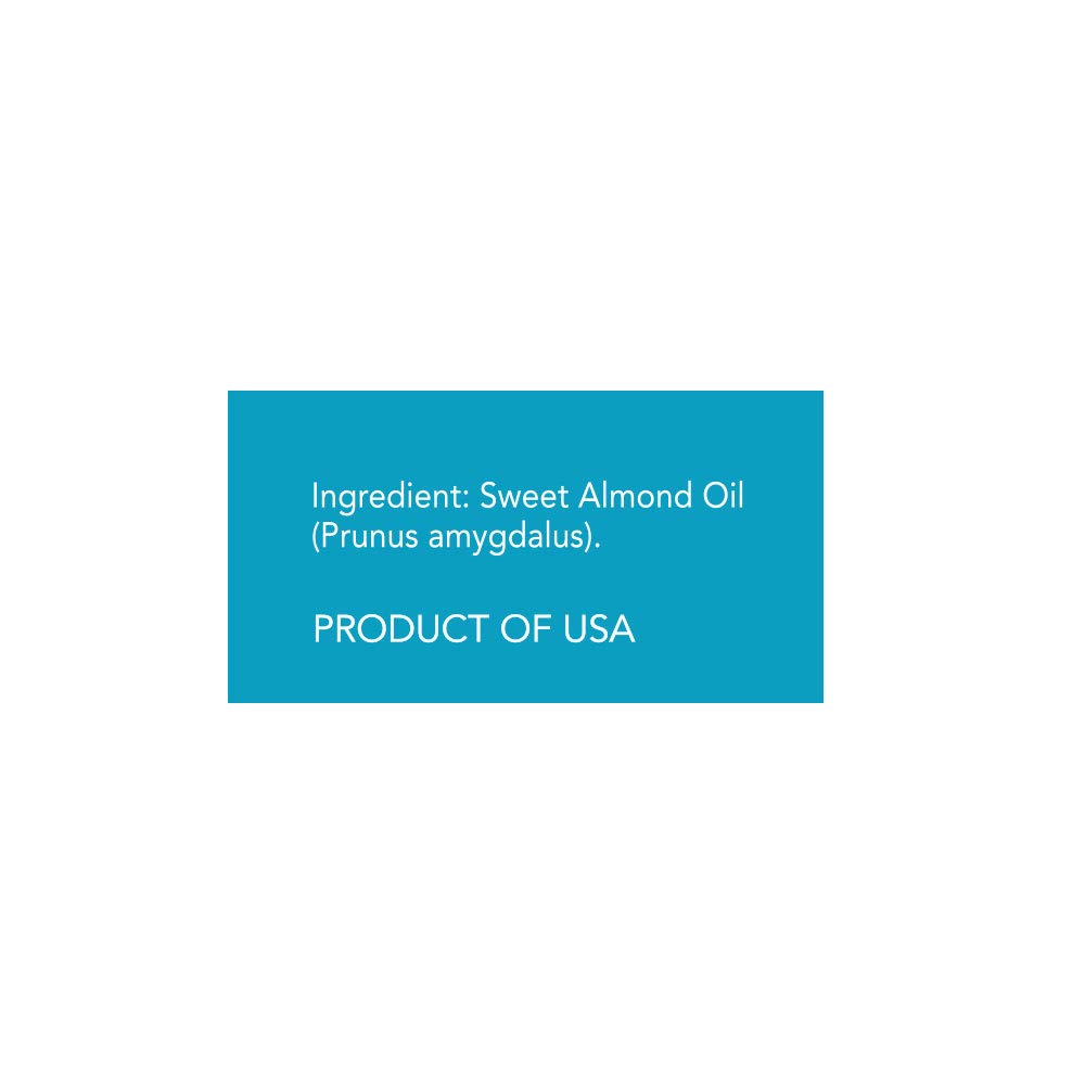 Pure Sweet Almond Oil - Cold Pressed, Hexane Free for Skin Care, Hair Growth & Cooking - Premium 1/2 Gallon (64 fl oz) - Perfect for Massage, DIY Beauty Recipes & Healthy Cooking