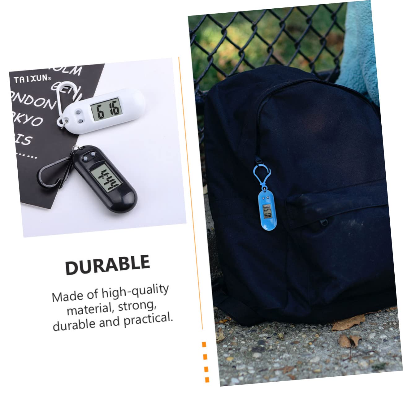 BESPORTBLE Durable Pocket Watch Keychain for Students - Perfect Exam Timepiece, Gift for Graduation & School Events - Stylish & Functional Accessory for Everyday Use