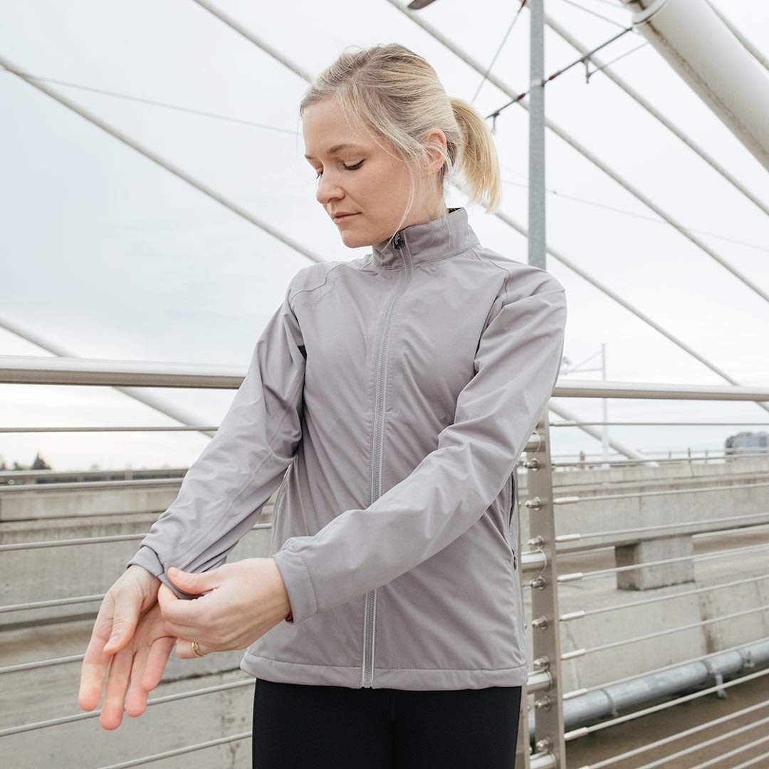 Showers Pass Elite Cloudburst Jacket - Waterproof & Breathable Women's Rain Jacket - Lightweight Packable Travel Jacket for Hiking, Cycling & Outdoor Adventures - Perfect for Commuting & Rainy Day Activities