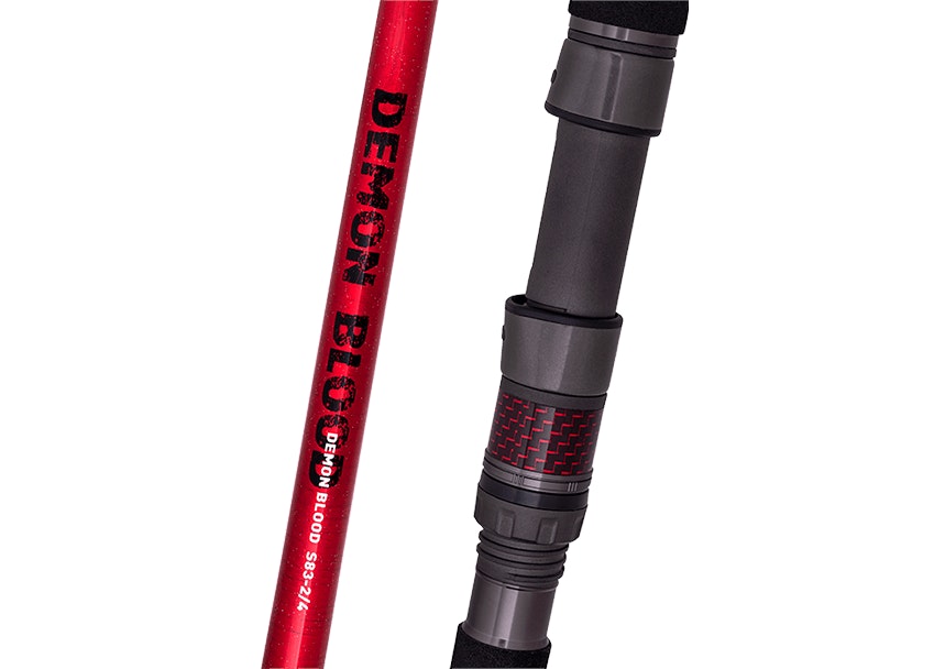 Daiwa 21 Demon Blood Spinning Fishing Rod - Lightweight Graphite Saltwater Freshwater Fishing Pole for Bass Trout Salmon - Perfect for Shoreline Boat Kayak Fishing