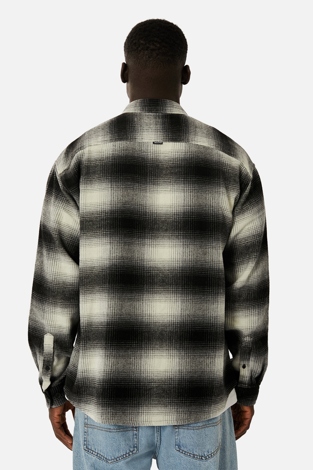 Wyoming Shirt - Classic Grey Check Flannel for Men | Warm & Comfortable Casual Wear for Outdoor Adventures & Fall Fashion