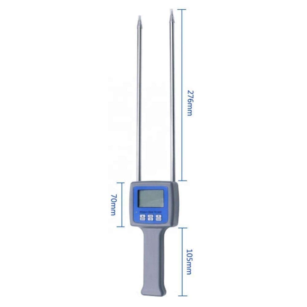 Digital Grain Moisture Meter - Portable Moisture Tester for Barley, Corn, Rice, Wheat | Accurate Grain Analyzer for Farming, Storage & Quality Control