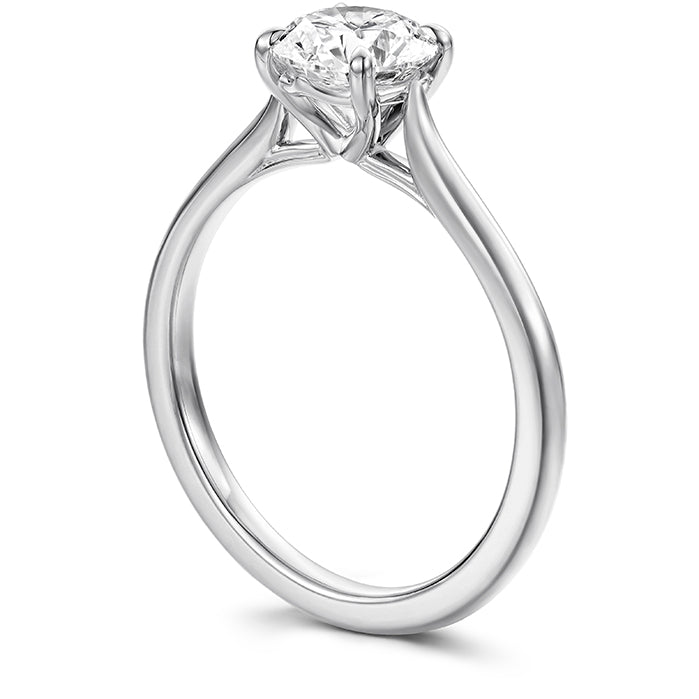 Hearts On Fire Camilla 4-Prong Diamond Engagement Ring - 1.00ct Round Cut Solitaire Wedding Band for Women - Perfect for Proposals, Anniversaries & Bridal Jewelry