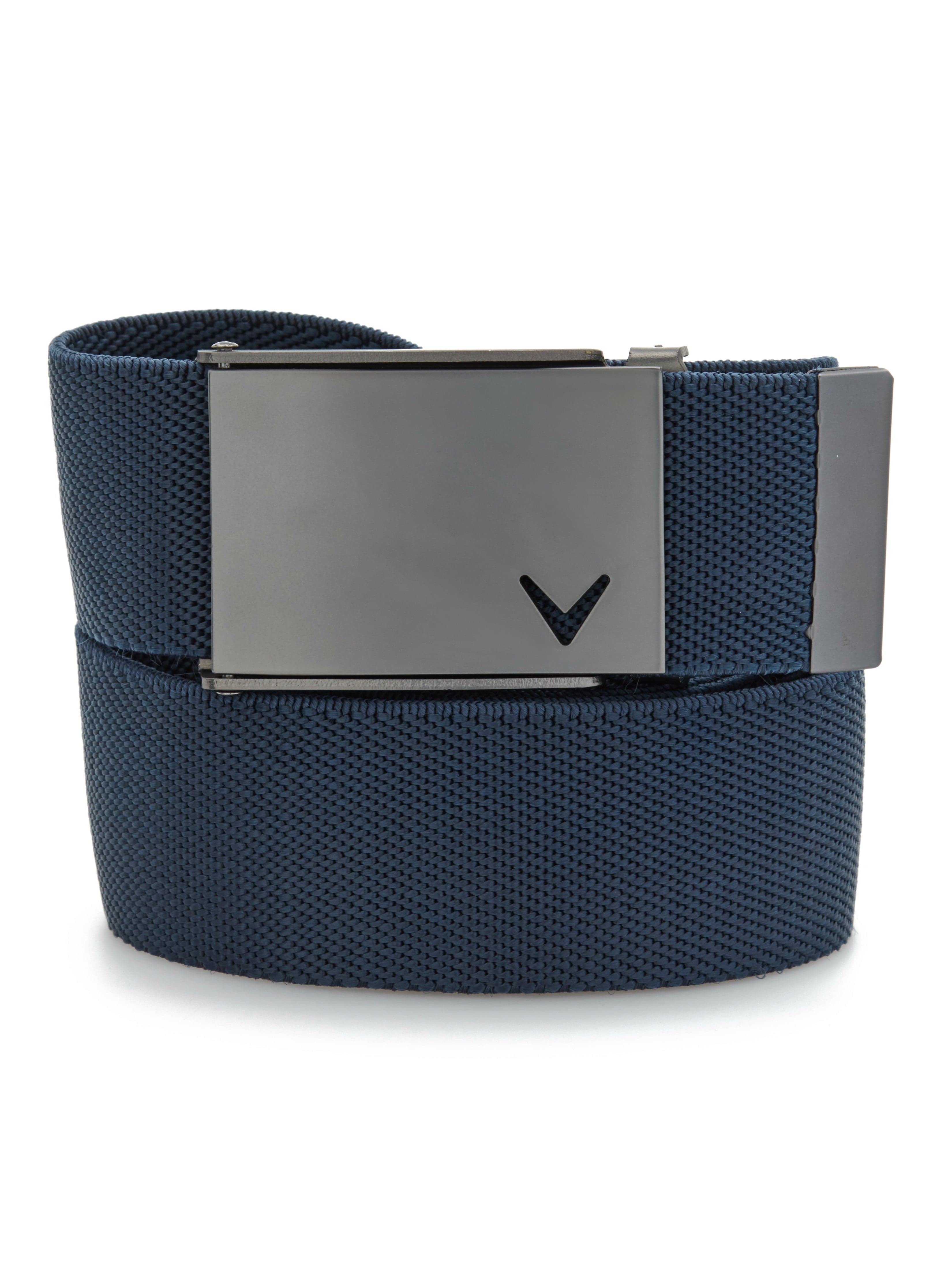 Men's Stylish V Logo Golf Belt - Premium Leather Stretchable Waistband for Golfers & Casual Wear - Perfect for Golf Tournaments, Office & Everyday Fashion