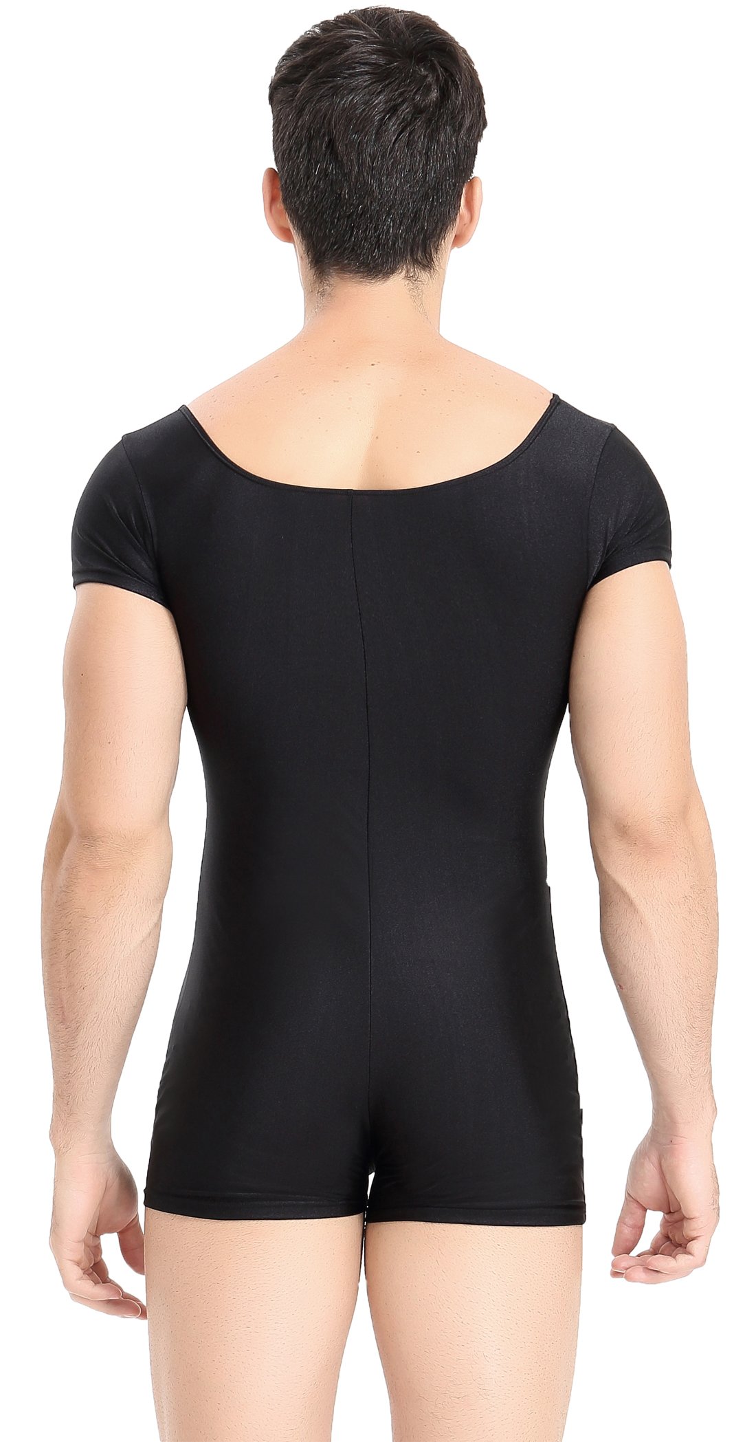 Speerise Men's Spandex Bodysuit - Workout, Dance & Biketard Unitard for Gym, Yoga & Performance | Comfortable Stretch Fit Activewear