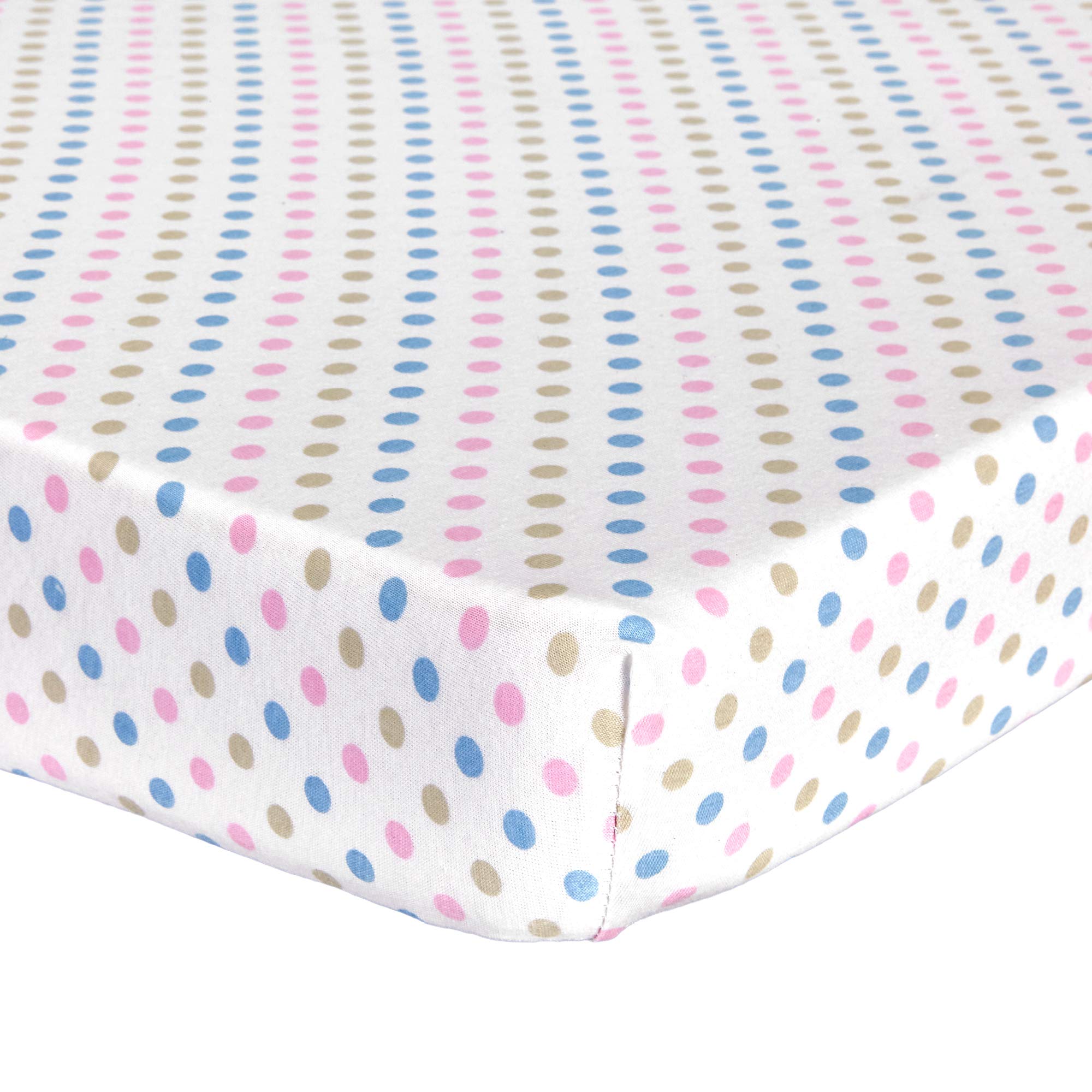 Abstract Mini Crib Fitted Cotton Sheets - Ultra Soft Baby Crib Sheets for Boys & Girls - 24