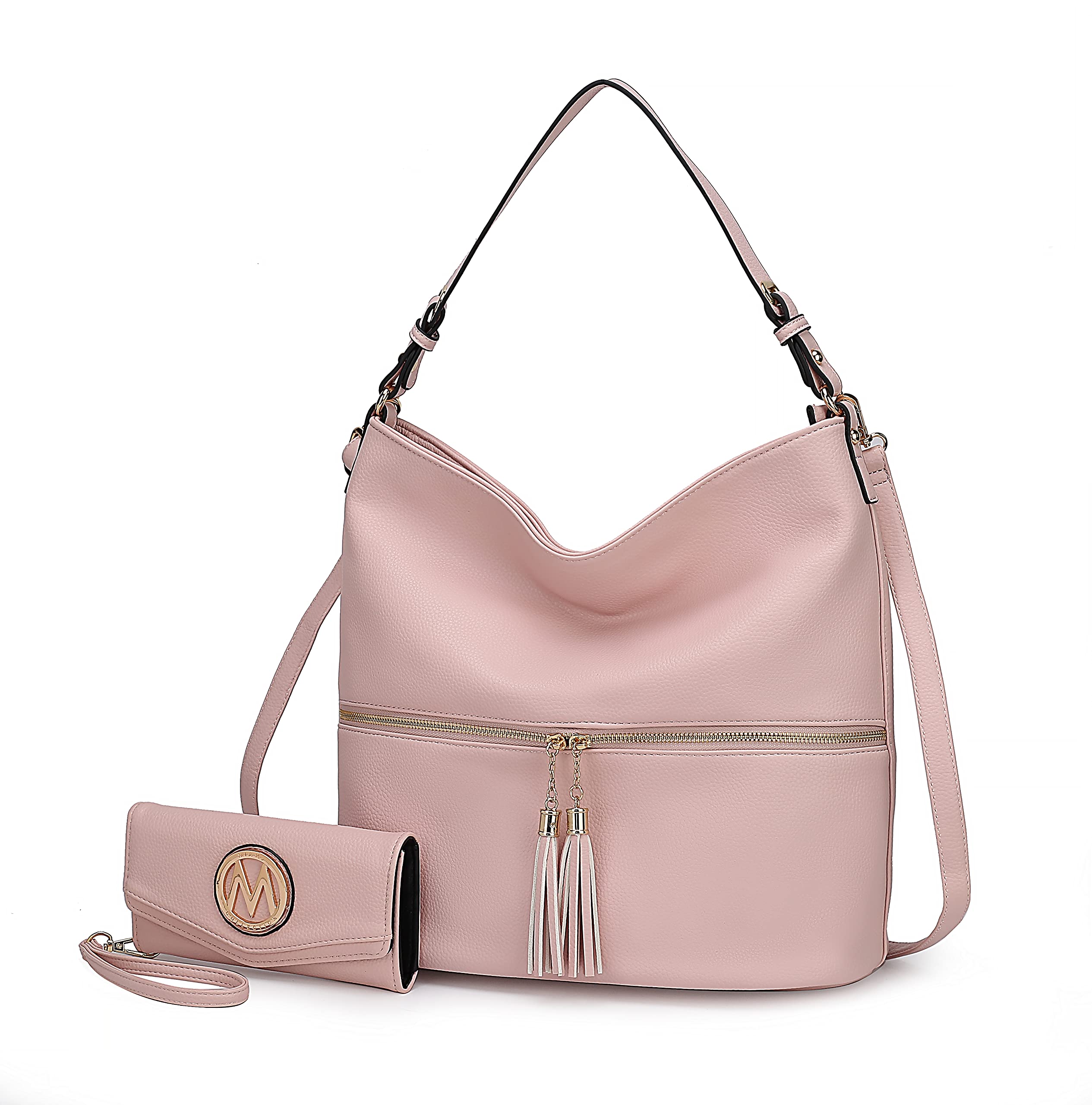MKF Hobo Purses for Women - Soft PU Leather Handbag with Top Handle & Shoulder Strap, Fashionable Crossbody Bag for Daily Use, Work, Travel & Shopping